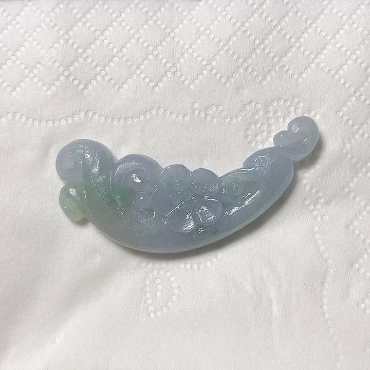 颈饰未镶嵌翡翠定制毛货