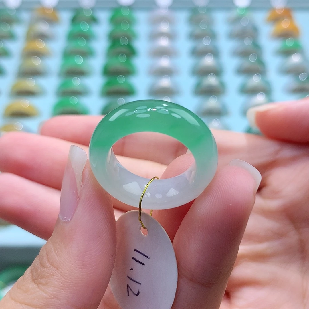 未镶嵌戒指翡翠1112圈