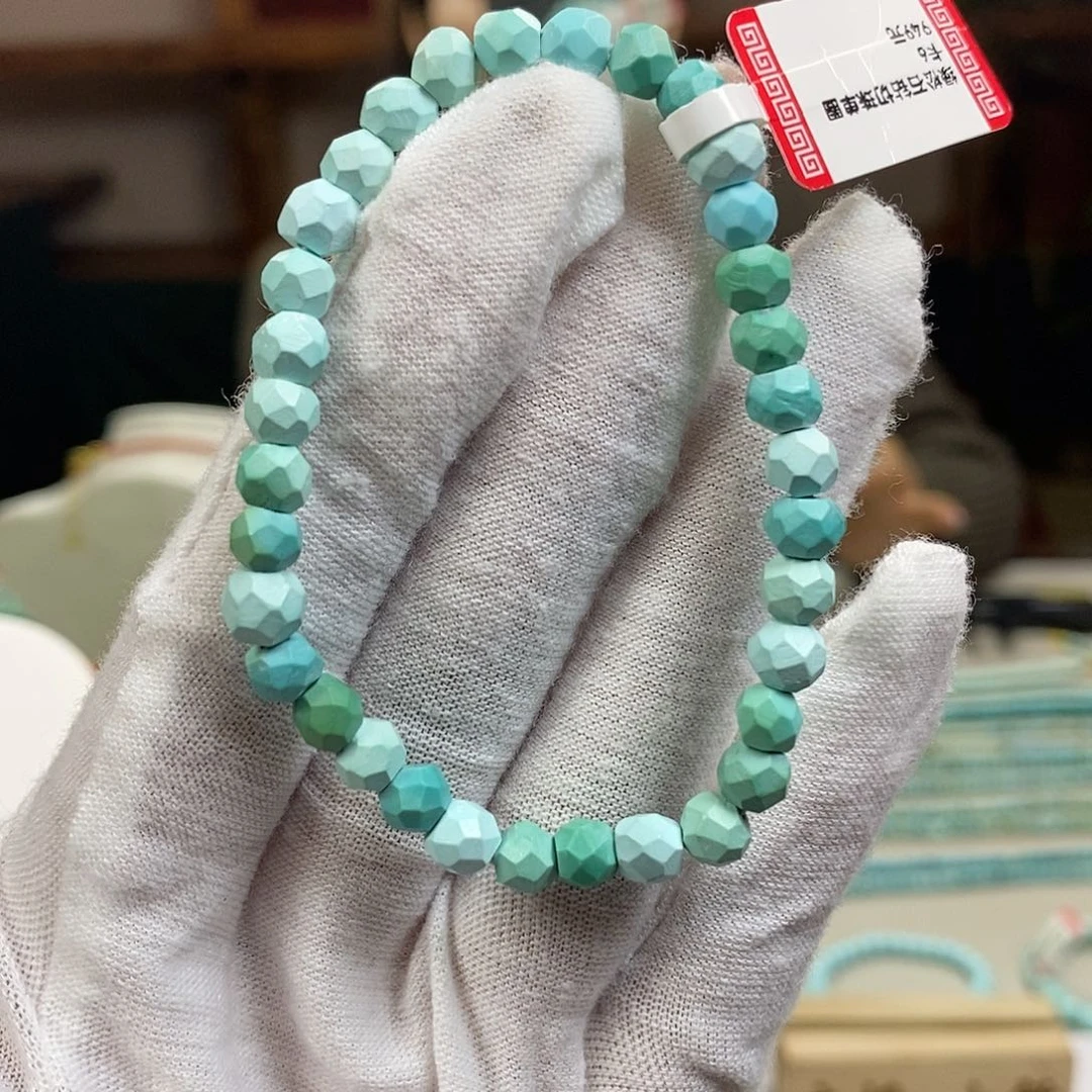 绿松石A12钻切单圈卡6未镶嵌