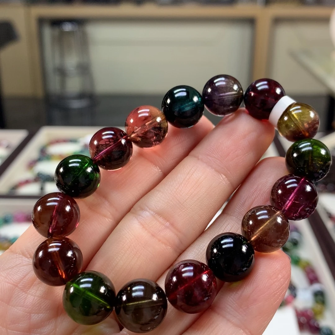 未镶嵌碧玺手链12左右