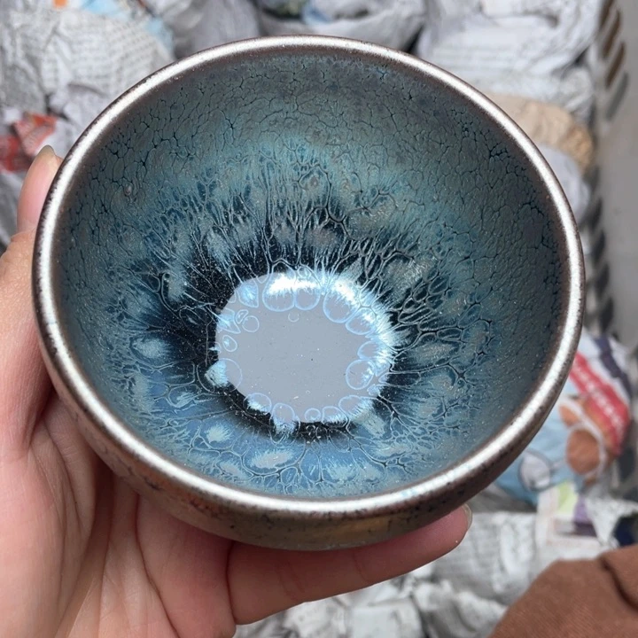 茶盏建窑建盏主人杯 微瑕