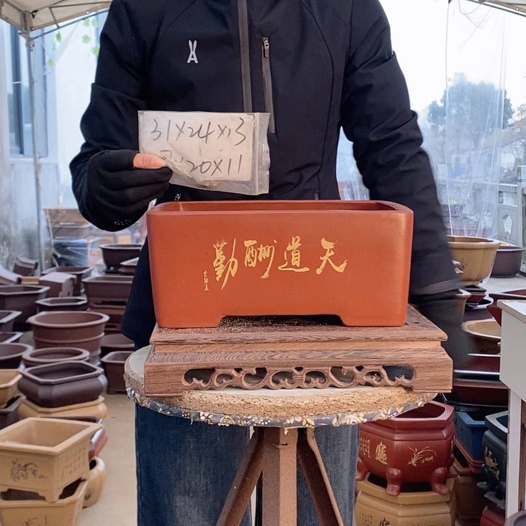 紫砂花盆紫砂花盆