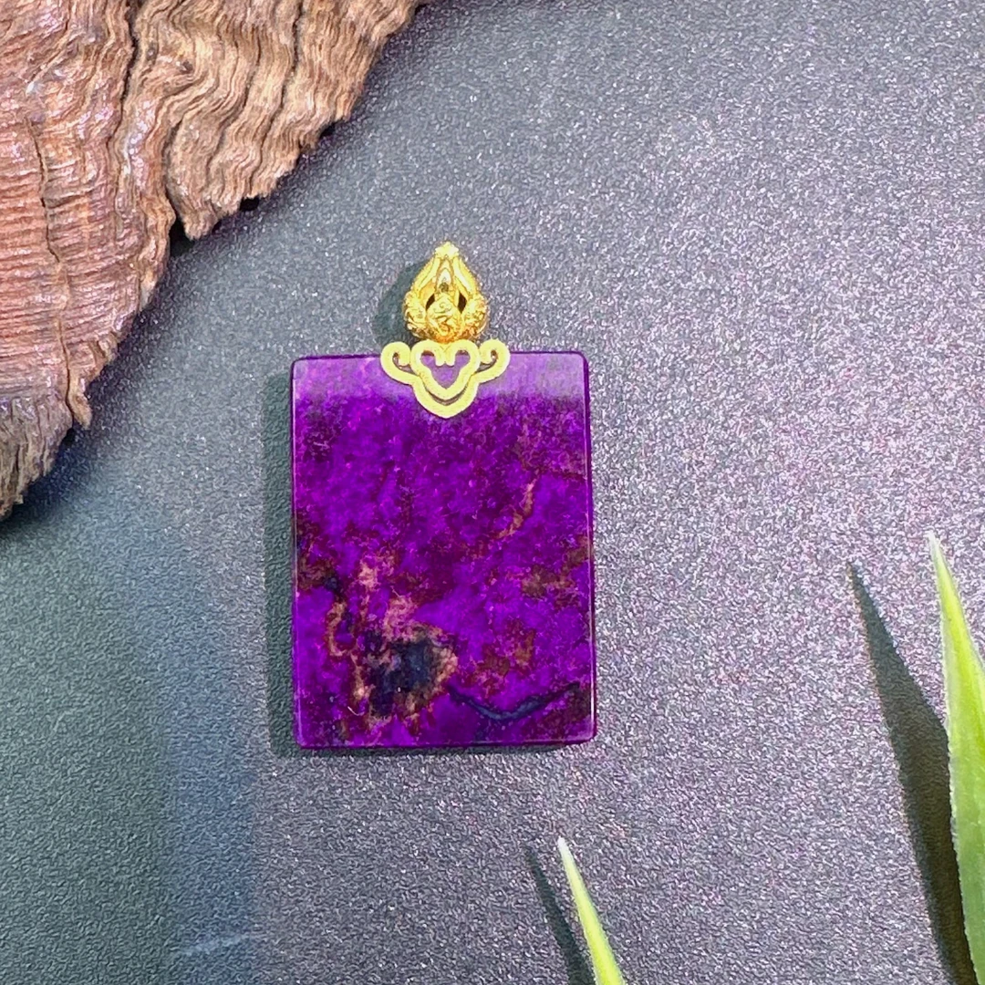 【耿总珠宝】18K天然舒俱来吊坠丝绒无事牌18+23+多样发一DD010