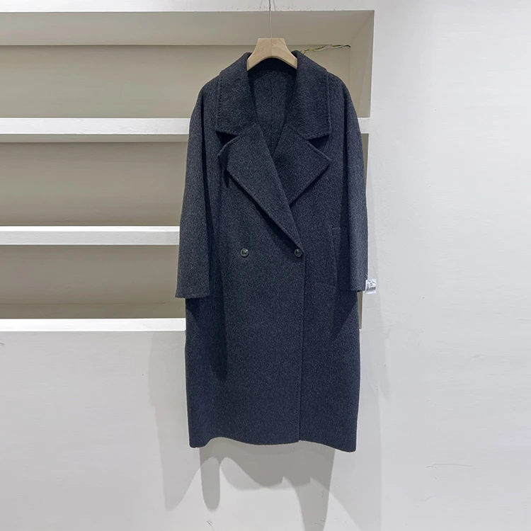 晶哥鱼鱼女款新款秋冬季双面呢毛呢外套 M2952