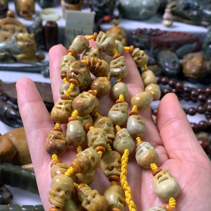 未镶嵌岫岩河磨玉（透闪石质玉）笔搁