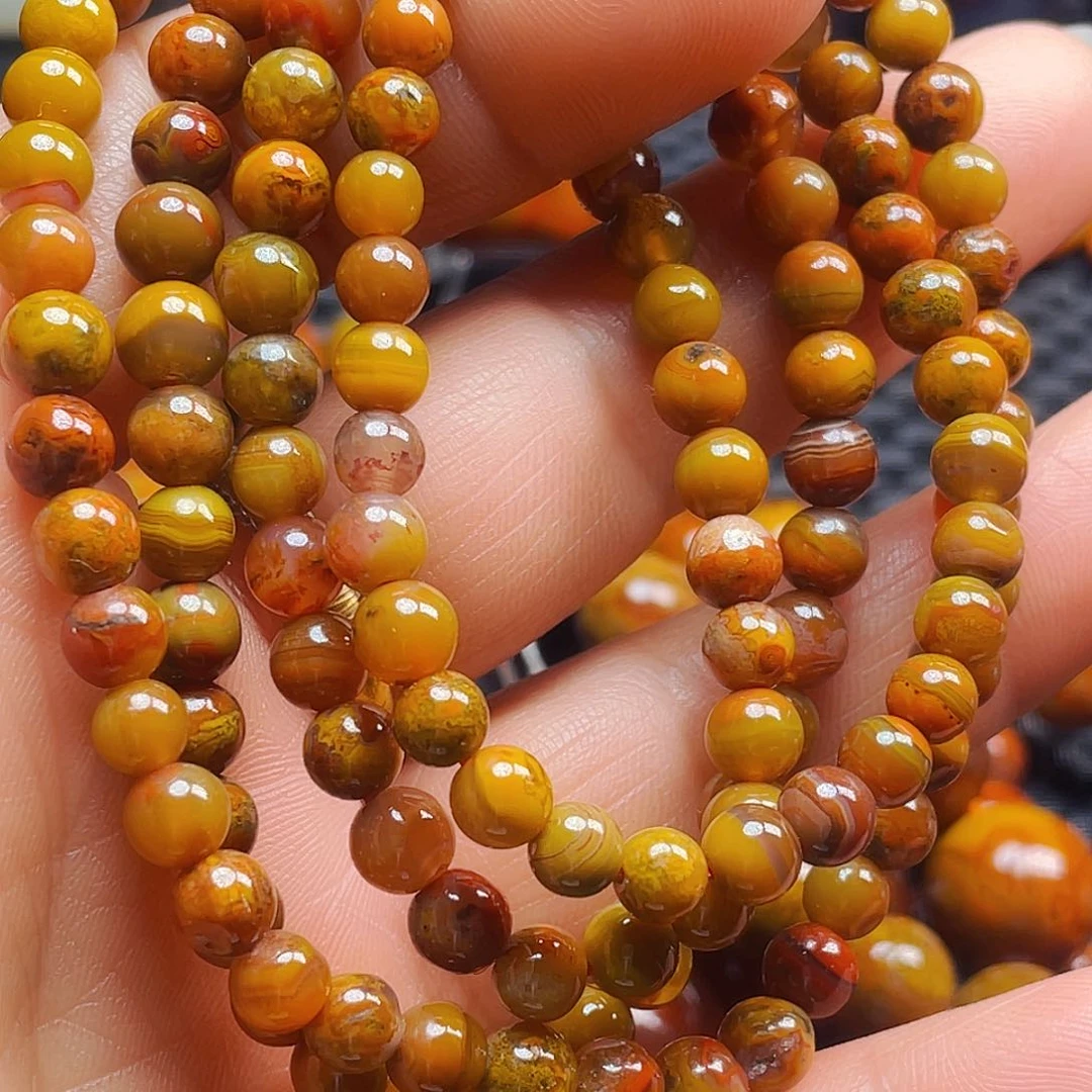 玛瑙/玉髓手串未镶嵌看***宝