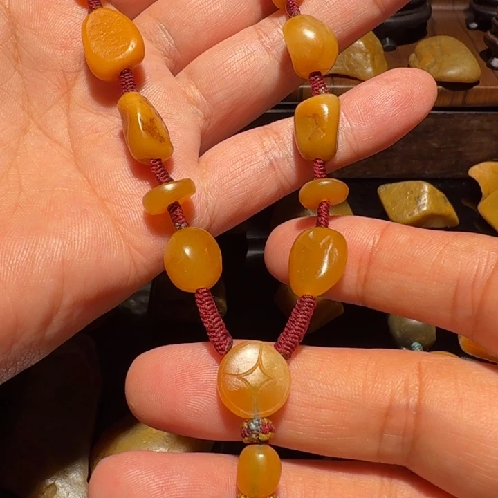 印石寿山石寿山田黄手持