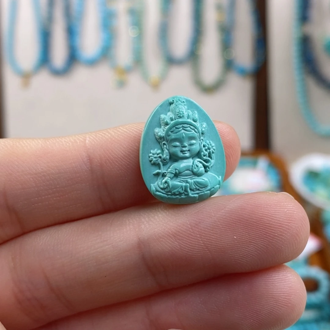 绿松石未镶嵌配饰