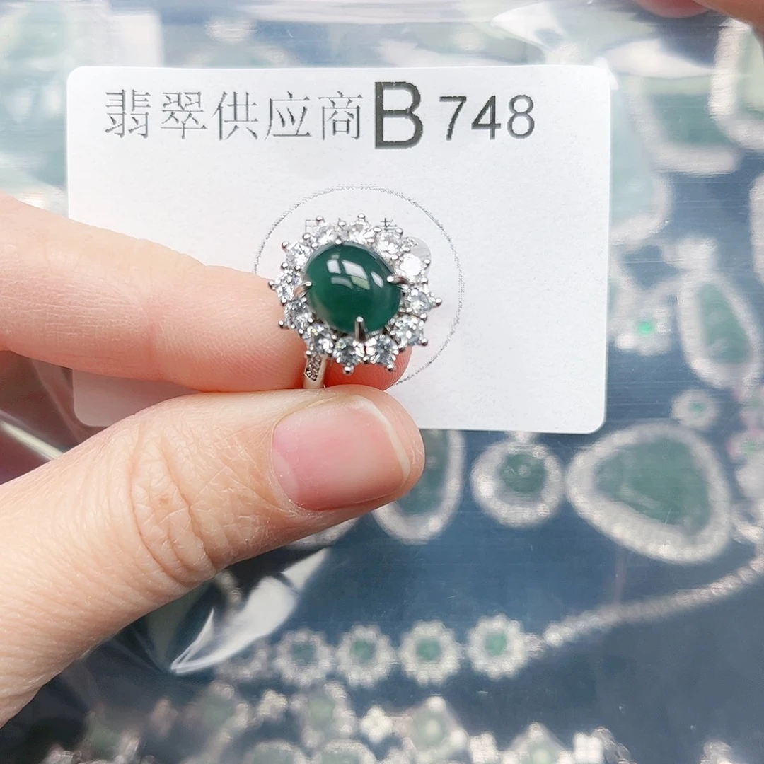 翡翠颈饰未镶嵌翡翠748