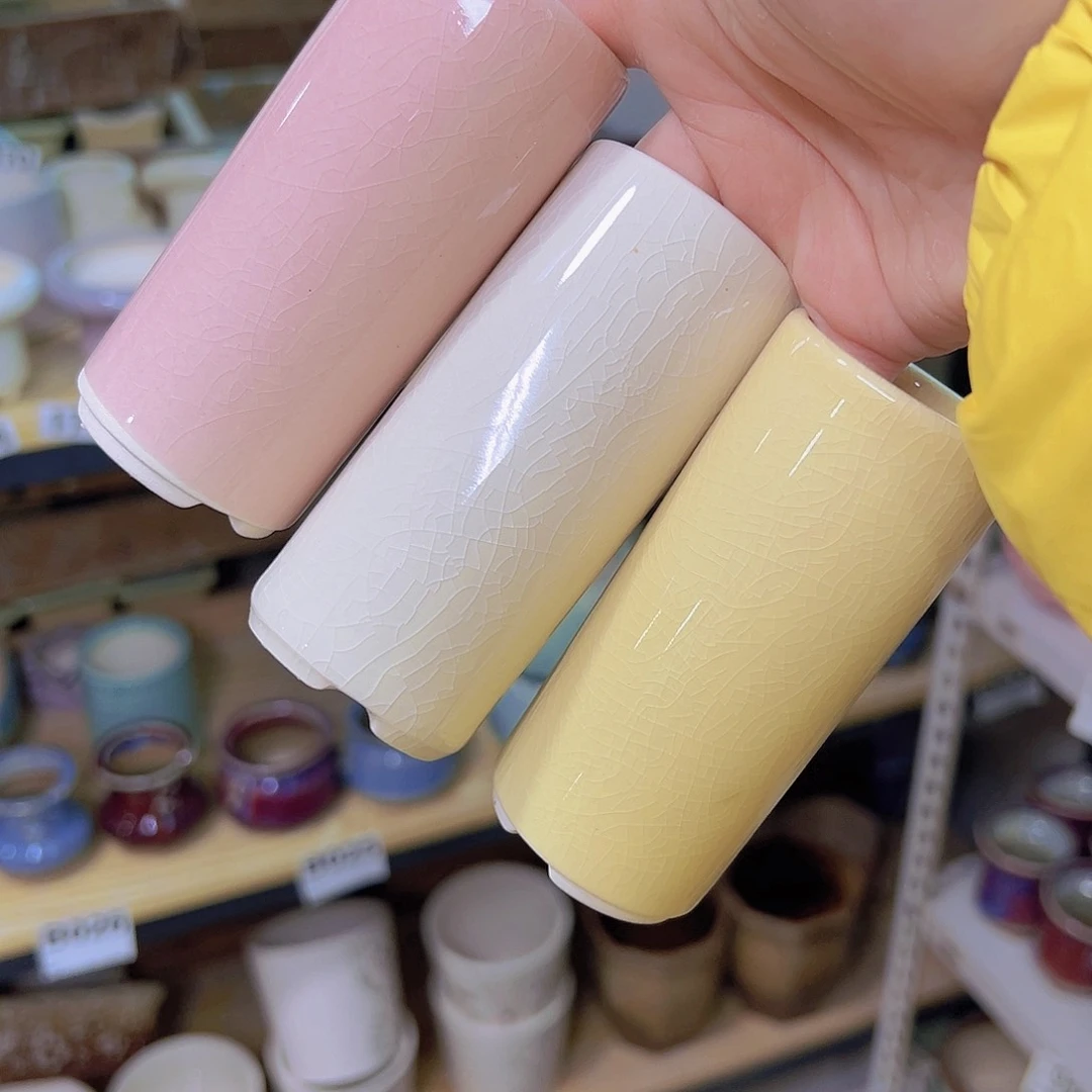 红陶 陶瓷花盆当场满12包邮