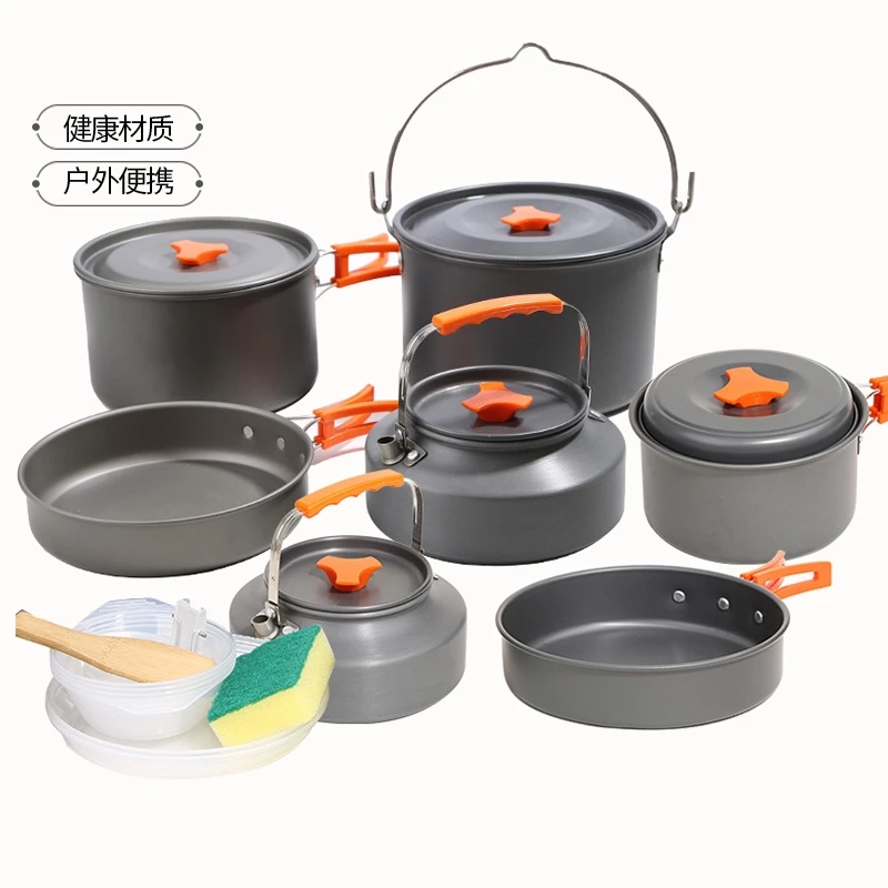 【单锅】水壶/煮锅/煎锅/吊锅野外轻量化便携锅具户外野营野炊用品