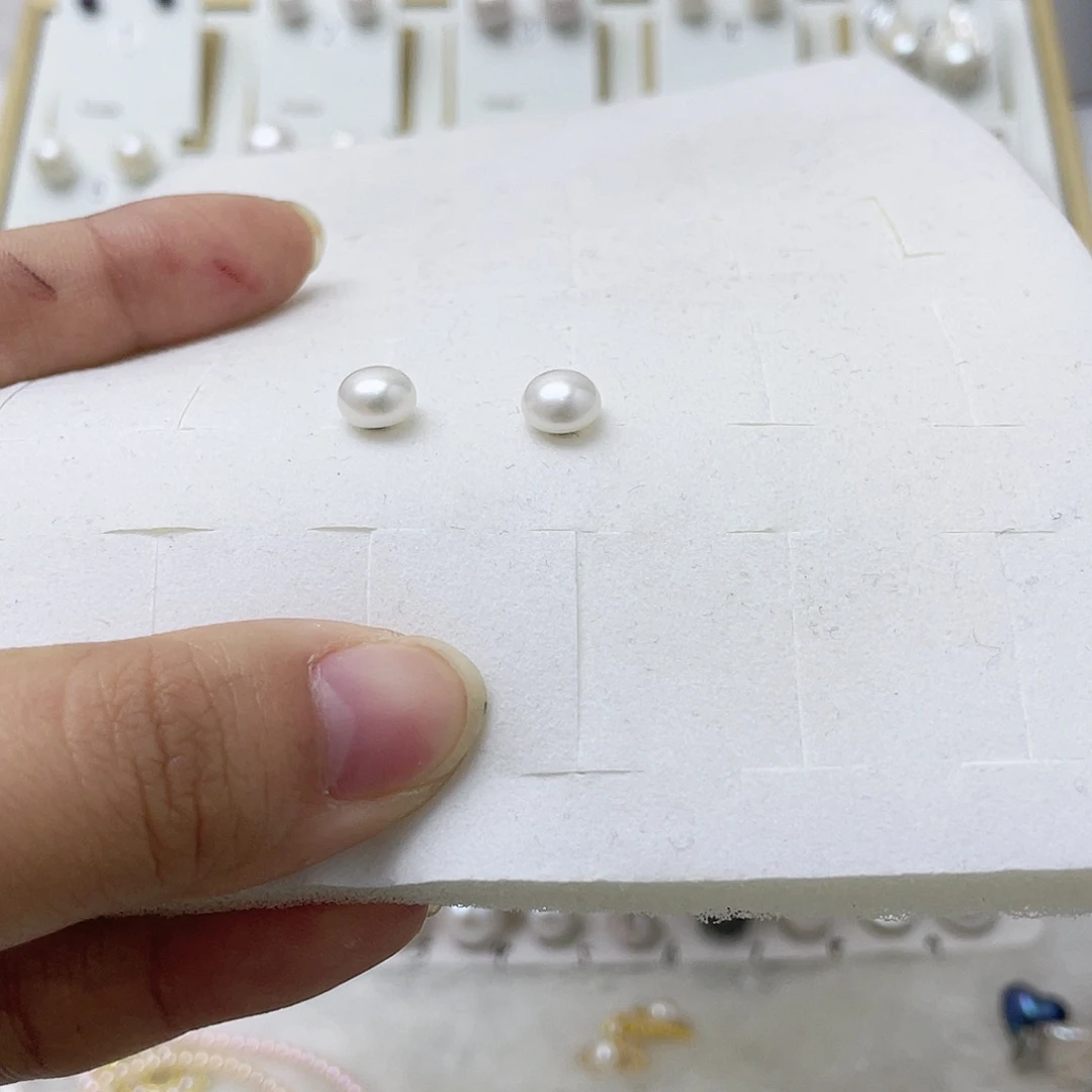 *****银S925镶嵌淡水珍珠耳饰