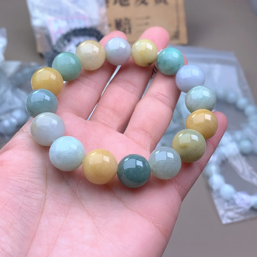 未镶嵌手串定制翡翠