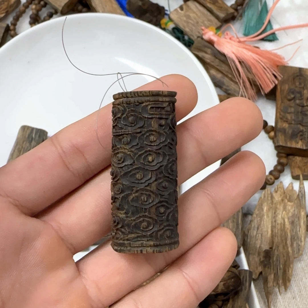 沉香沉香碎屑天珠