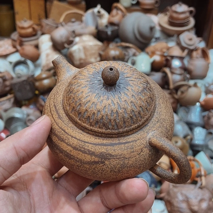 柴烧老岩泥高端茶器