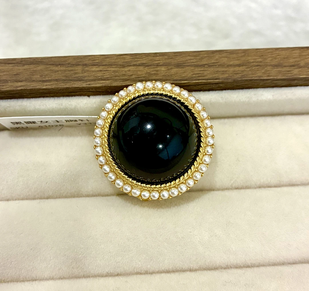 合金胸针 【黑耀女主】简约百搭精致优雅高档春夏时尚胸针