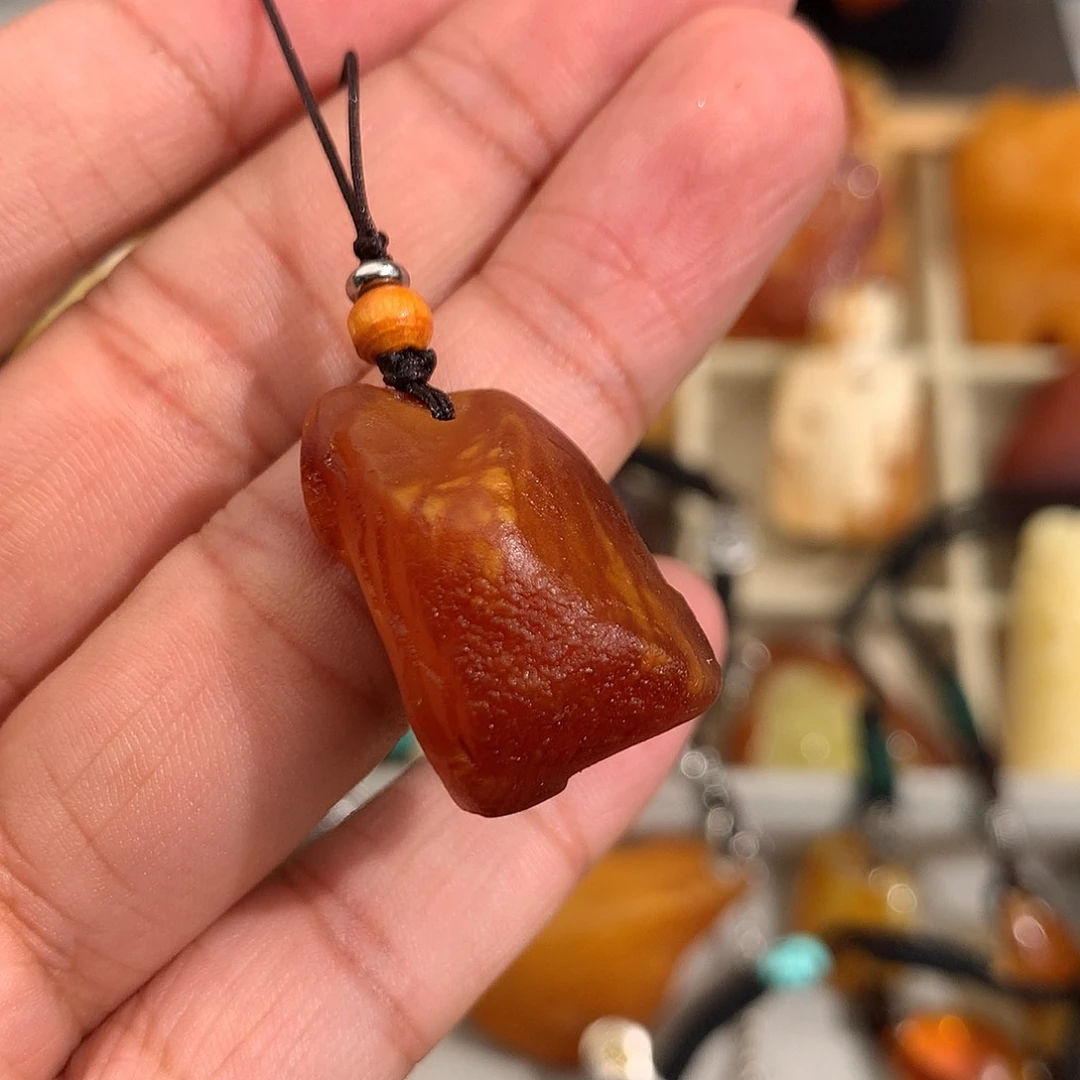 蜜蜡裸石未镶嵌你