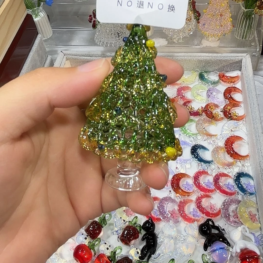 *****吊坠（不含链）琉璃3绿色圣诞树