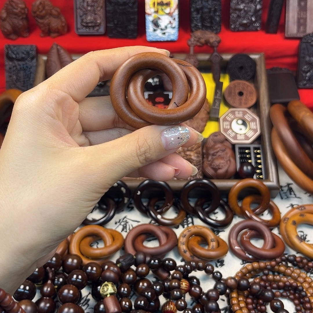 枣木天然雷击枣木小乾坤圈