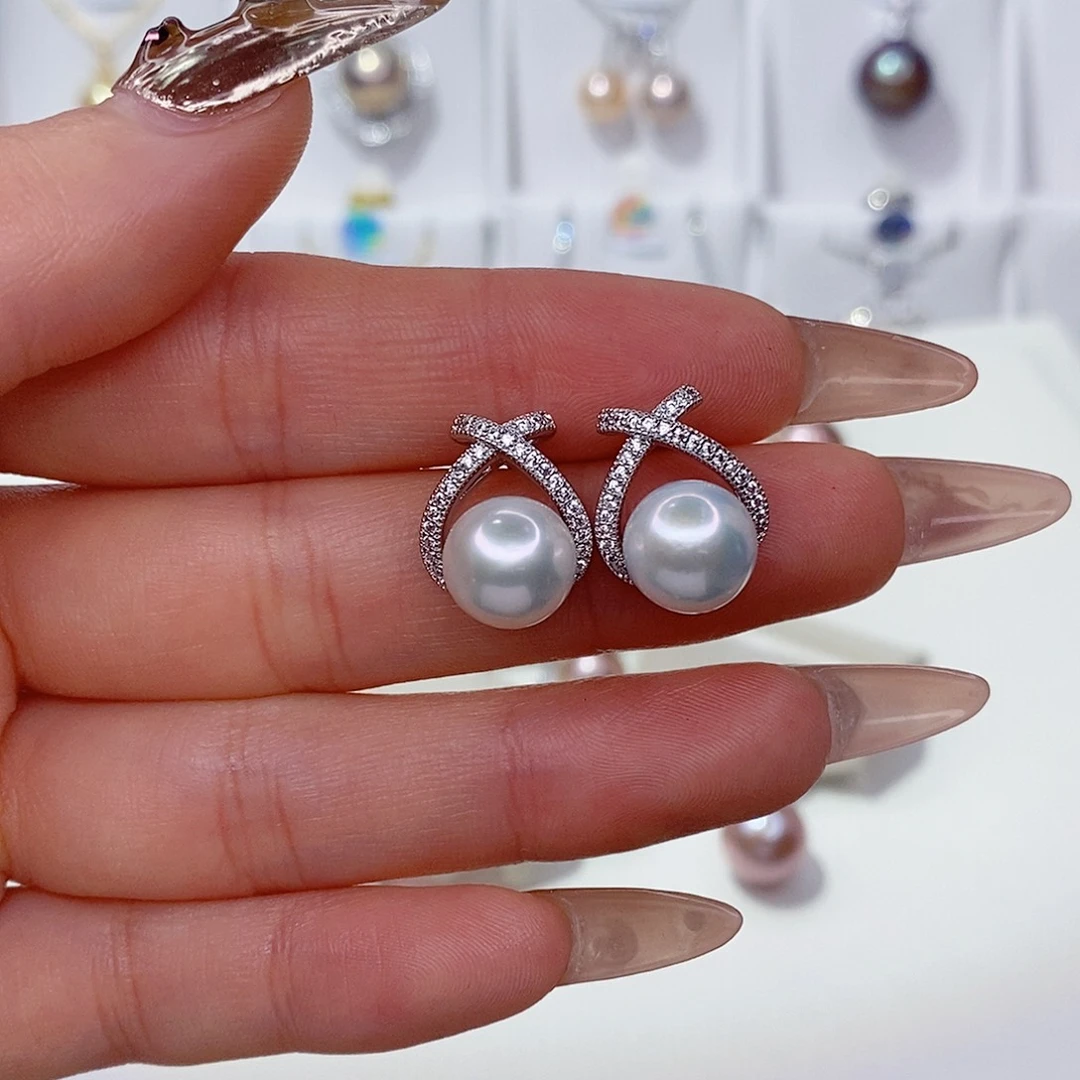 耳饰未镶嵌淡水珍珠