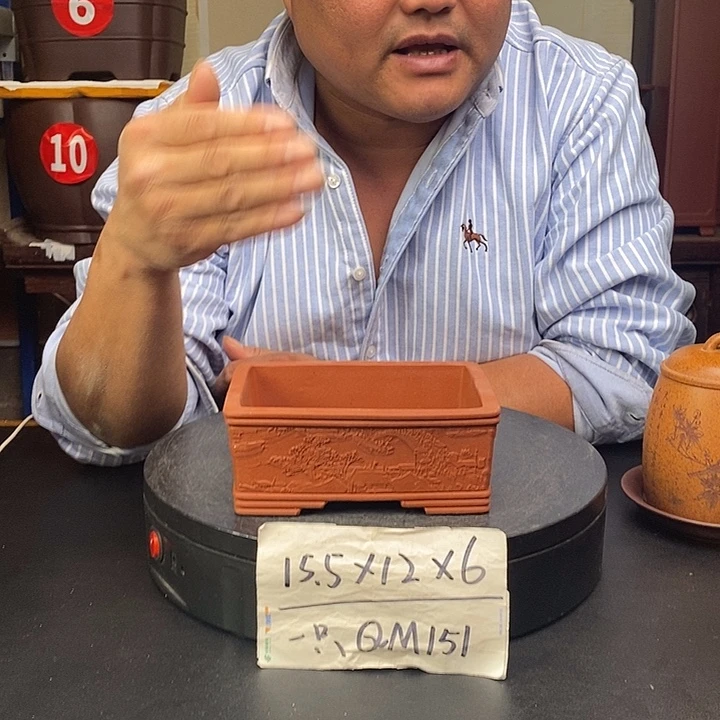 紫砂花盆紫砂花盆货号一只QM151