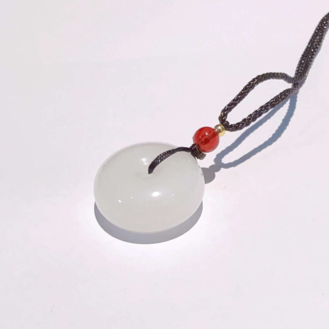 F001 精美珠宝国风平安扣 尺寸24*12mm