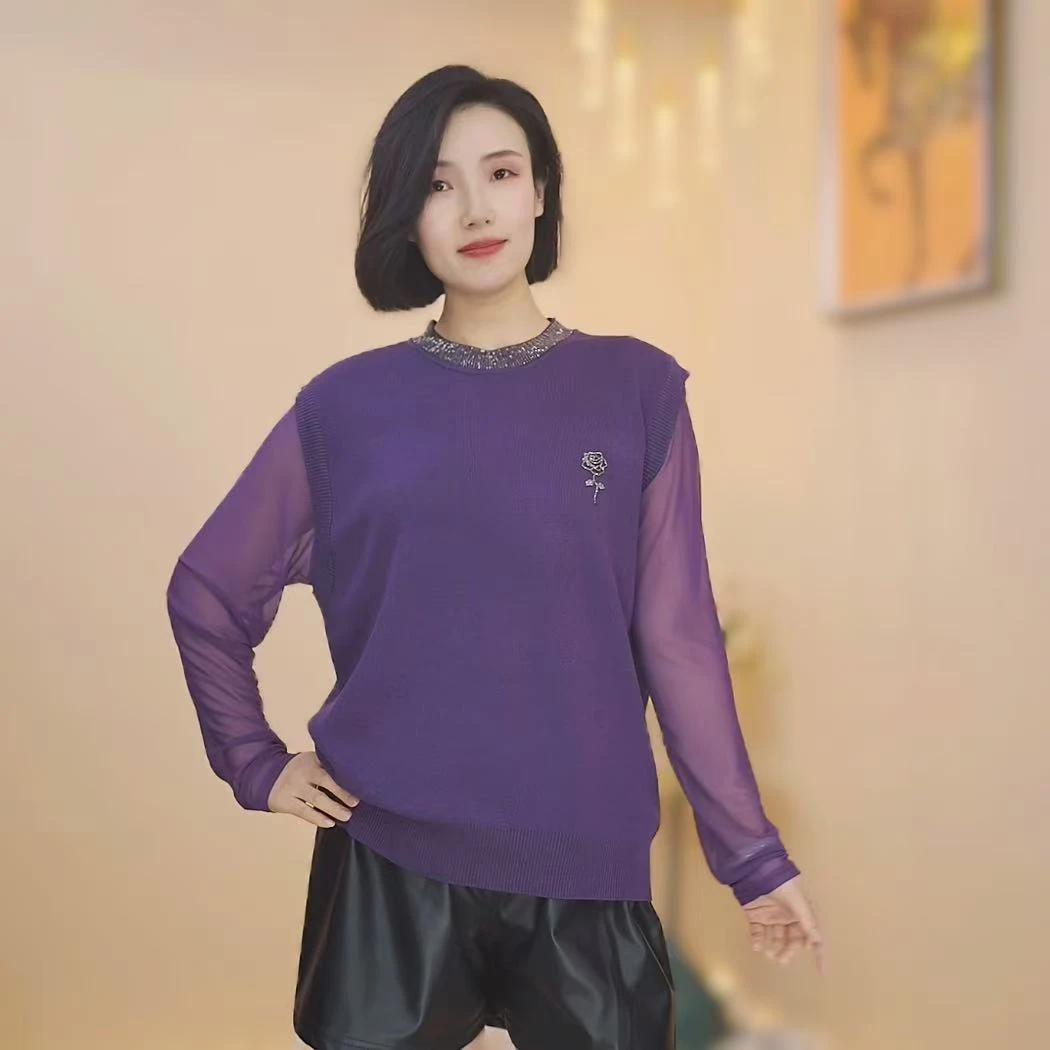 【X1147】2025年春季新款时尚百搭气质上衣