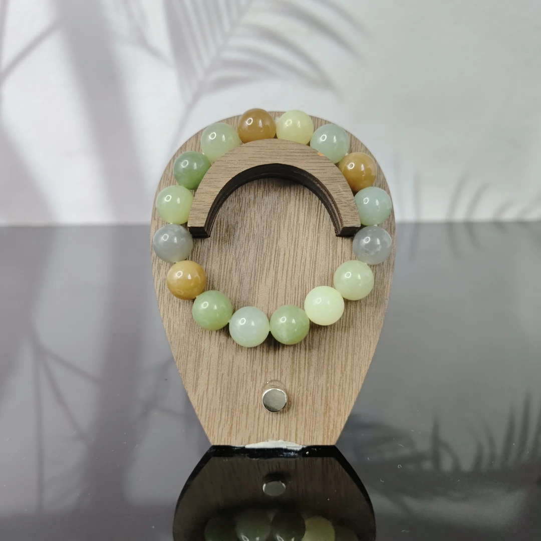 E和田玉多宝圆珠手串（卡12）2185