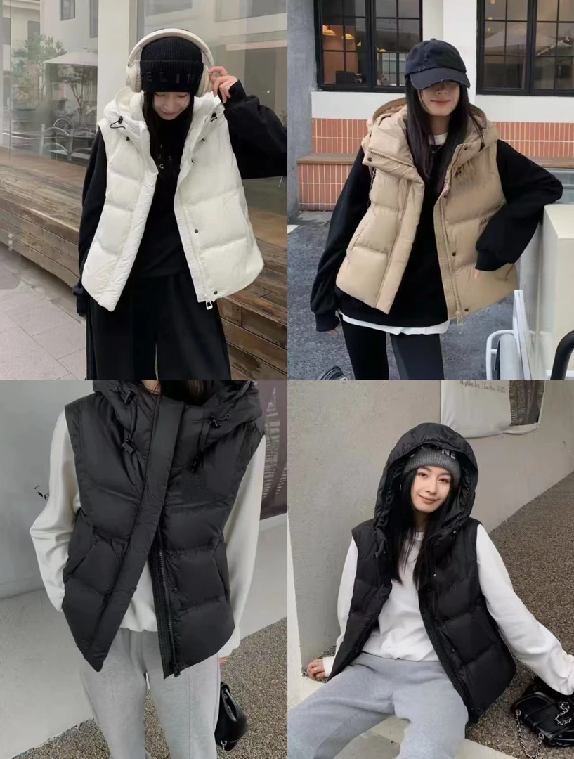 【9550】雅#时尚百搭连帽保暖马甲81