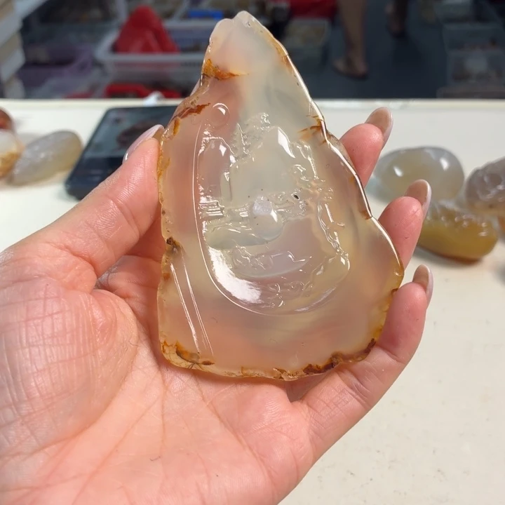 未镶嵌吊坠(不含链)玛瑙/玉髓