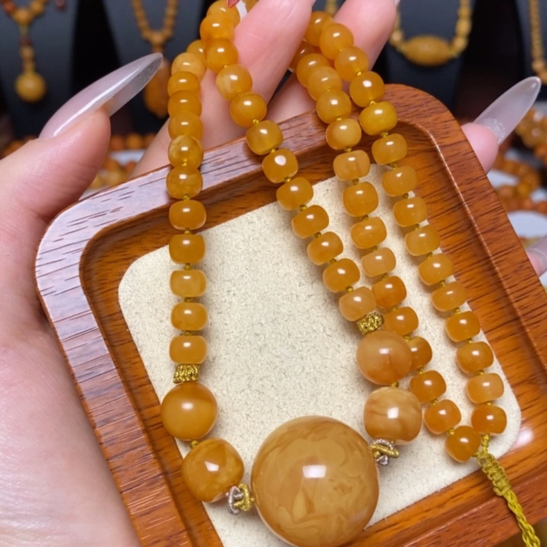 【闪购商品】未镶嵌颈饰蜜蜡项链