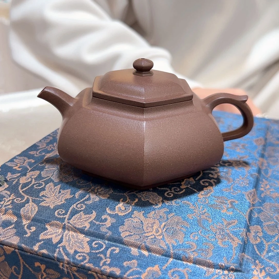 峰***尚茶壶紫砂底槽清大彬六方