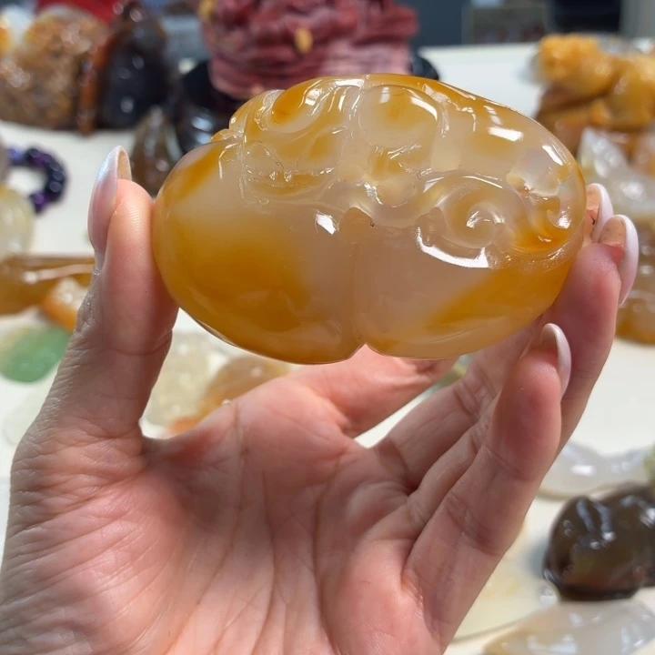 未镶嵌吊坠(不含链)玛瑙/玉髓