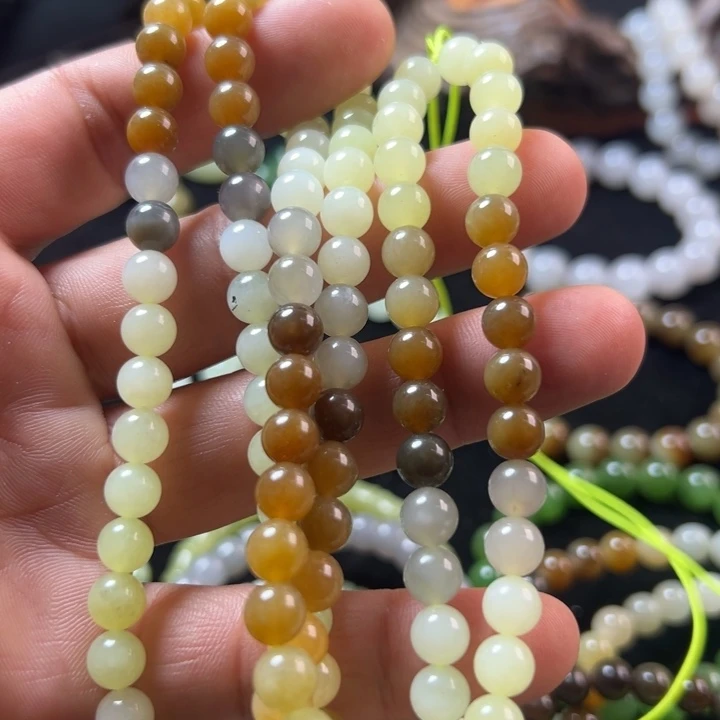 和田玉（糖玉）未镶嵌手链