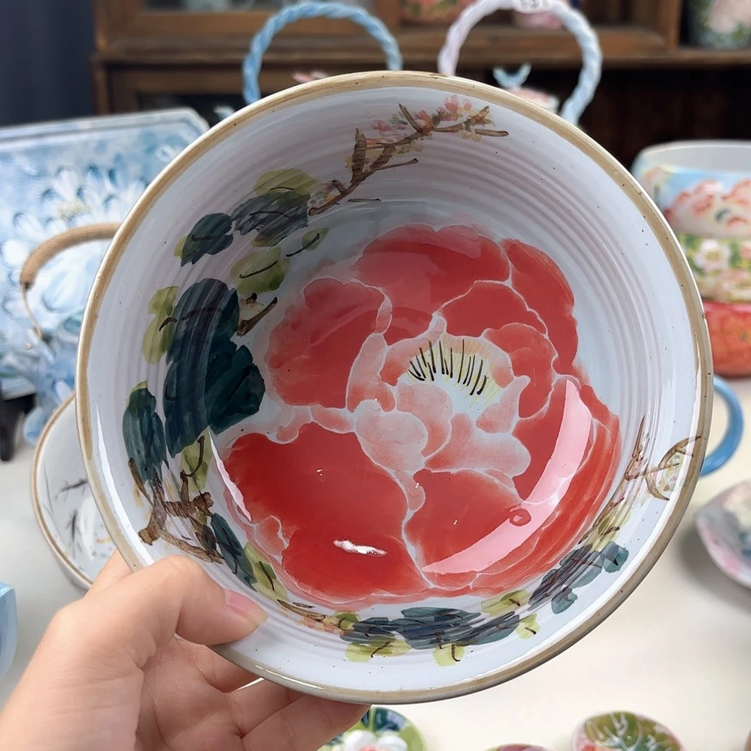 景德镇手绘高温釉下彩陶瓷茶具