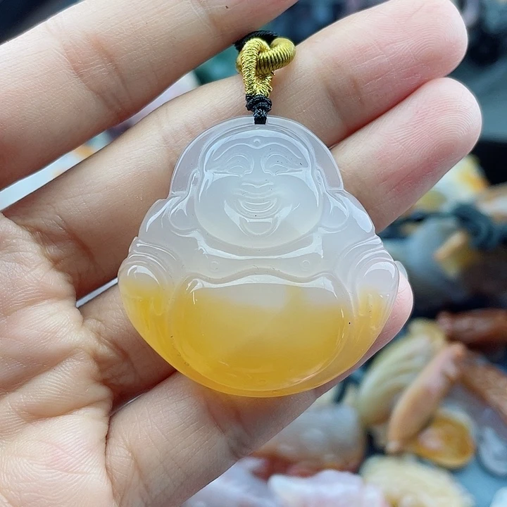 玛瑙/玉髓颈饰未镶嵌冰*