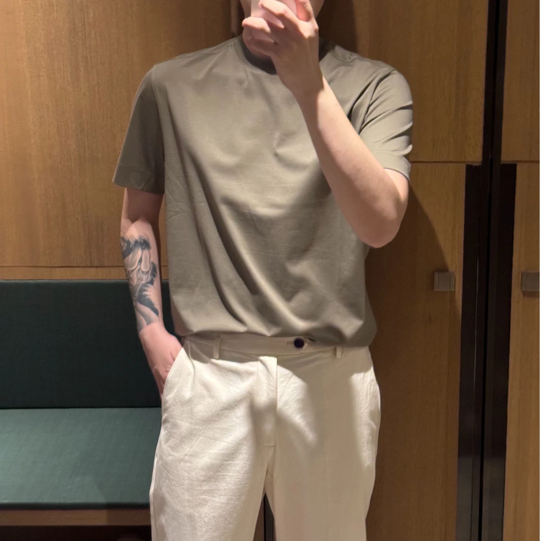 【诺可精选】清爽夏日系列打底神器微阔版型净版圆领T 爵派尔QT010