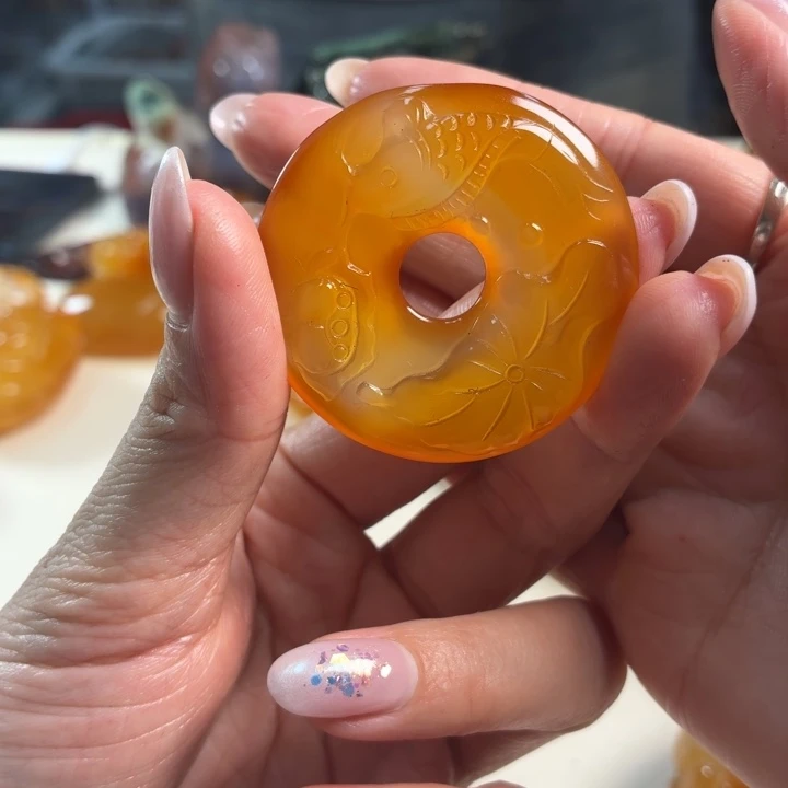 玛瑙/玉髓吊坠(不含链)未镶嵌