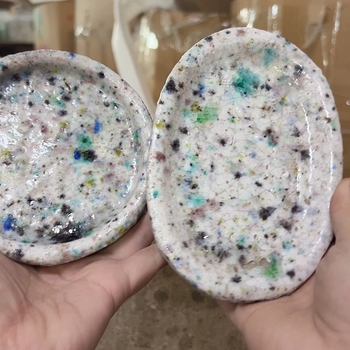 许纯的花房 孤品托盘圆+椭圆