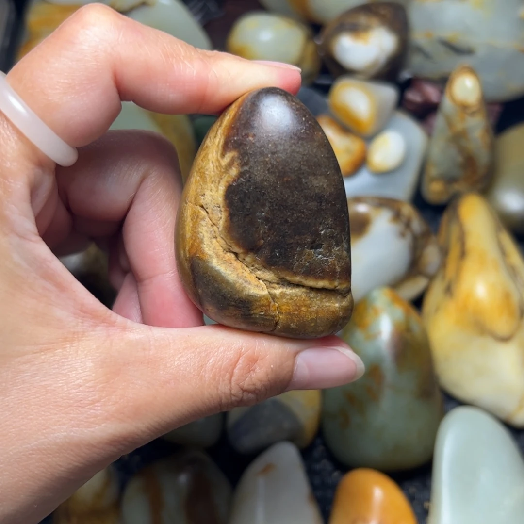 和田玉未镶嵌挂件57