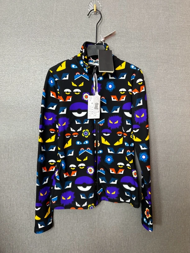 99新 FENDI/芬迪 满印小恶魔外套