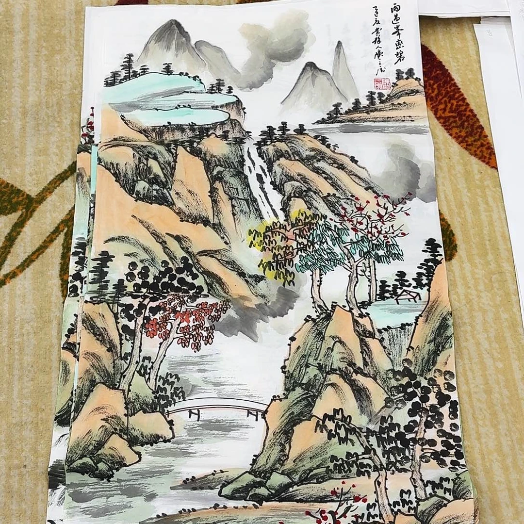 国画三尺整纸哈哈哈哈