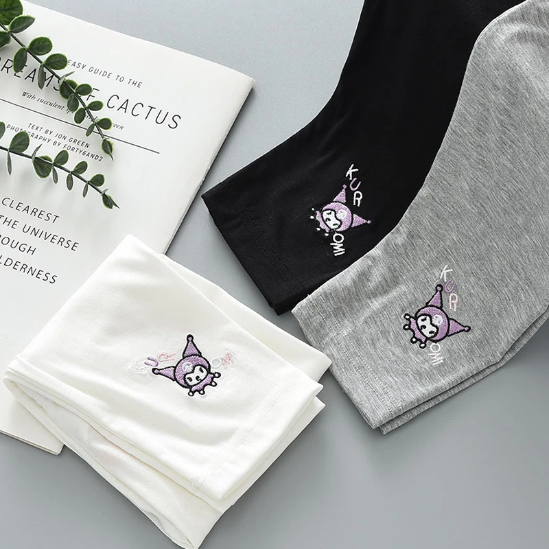 薄款女童七分打底裤儿童弹力卡通库洛米小女孩7分中裤2025夏装新