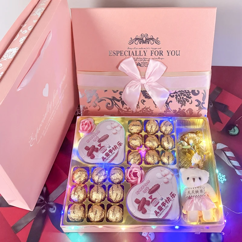 Dove/德芙七夕情人节礼物巧克力礼盒小熊款送男女朋友德芙巧克力