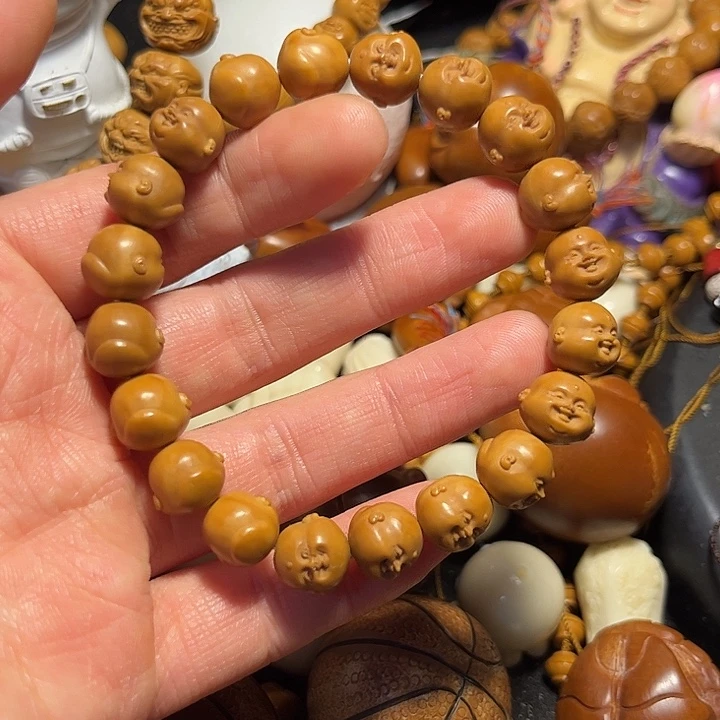 橄榄核手串/手链猴头1.2开心