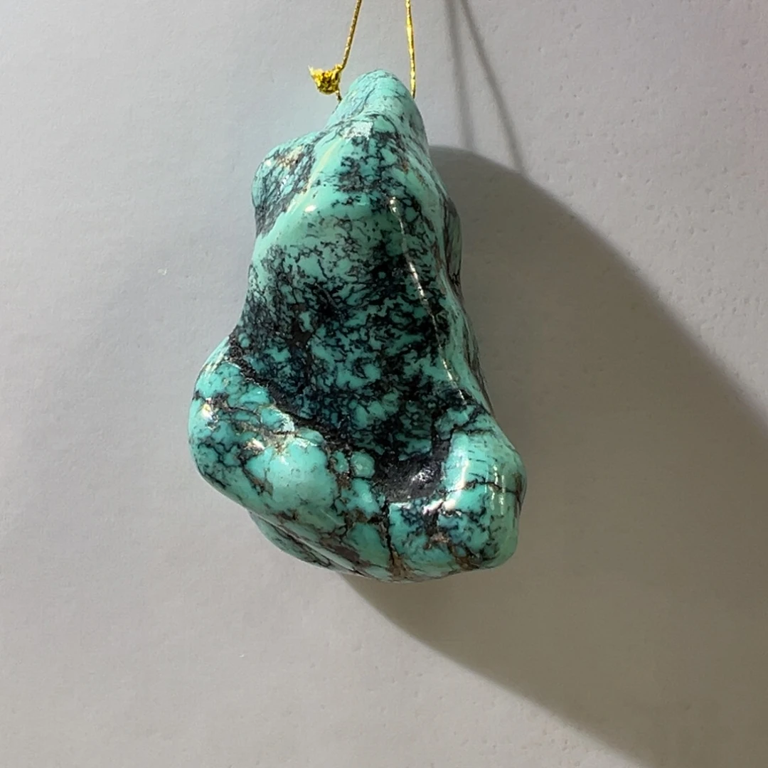 绿松石未镶嵌挂件