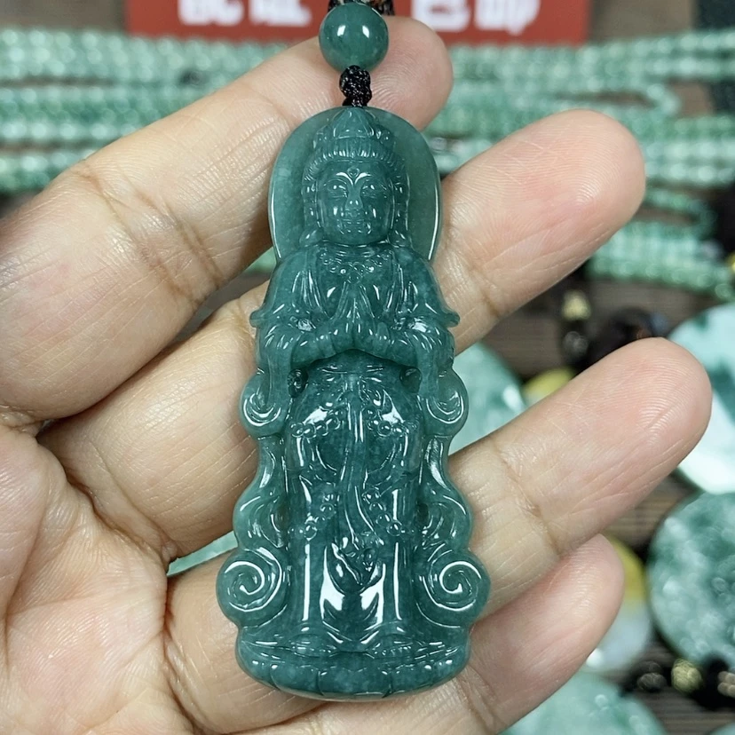 【闪购商品】翡翠颈饰未镶嵌一**安玉吊坠翡翠玉