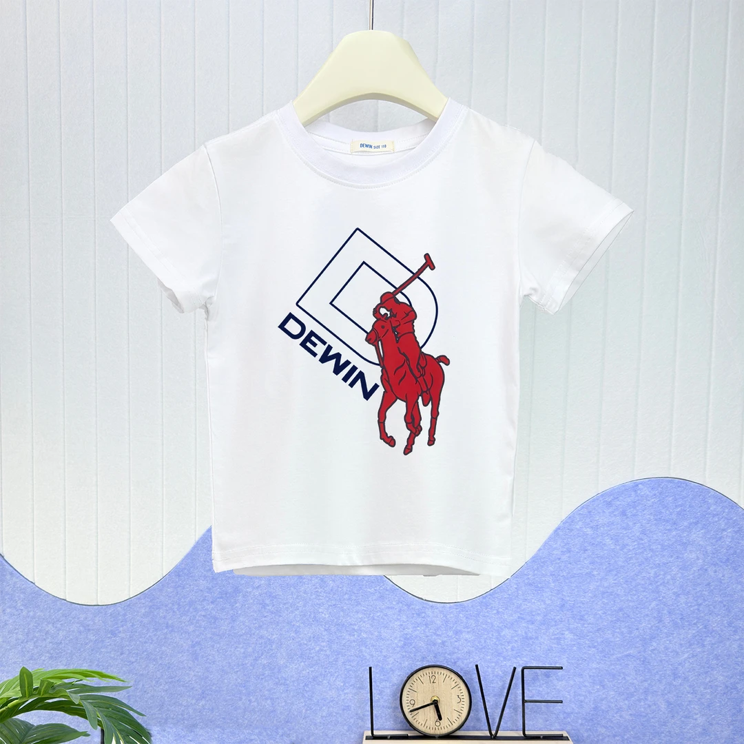 女童男童夏季短袖T恤男宝宝童装百搭时尚卡通动漫休闲t恤