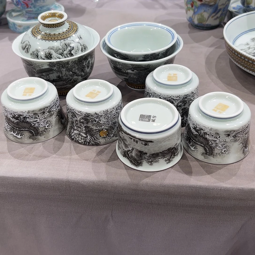 志***膜瓷片景德镇瓷器精品展示