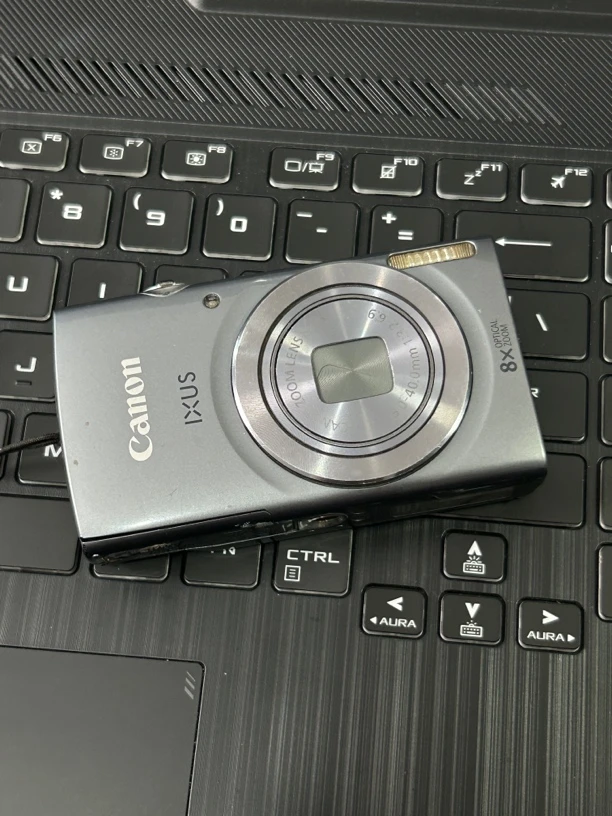 8新 Canon/佳能 ixus165 灰色 成色如图 高清ccd数码相机